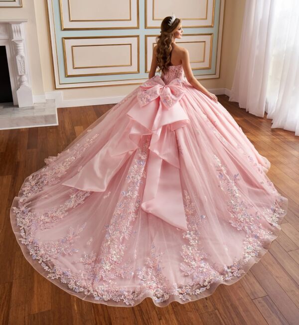 Princesa by Ariana Vara PR30199 Sweetheart Neck Corset Sweet 16 Gown
