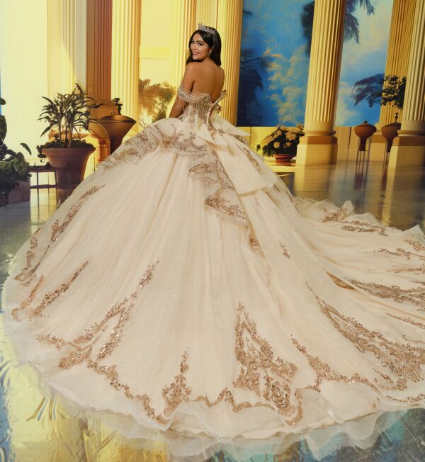 Princesa by Ariana Vara PR30226 Off The Shoulder Quinceanera Dress