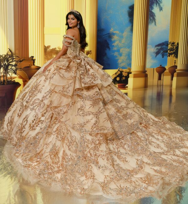 Princesa by Ariana Vara PR30228 Sweetheart Neck Back Bow Quince Gown