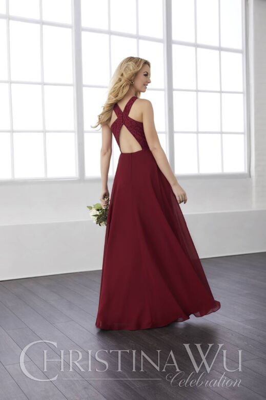 Christina Wu 22820 Cross Back Bridesmaid Dress