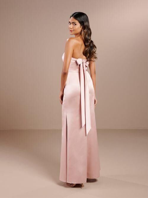 Christina Wu 22186 Tie Back Strapless Bridesmaid Dress