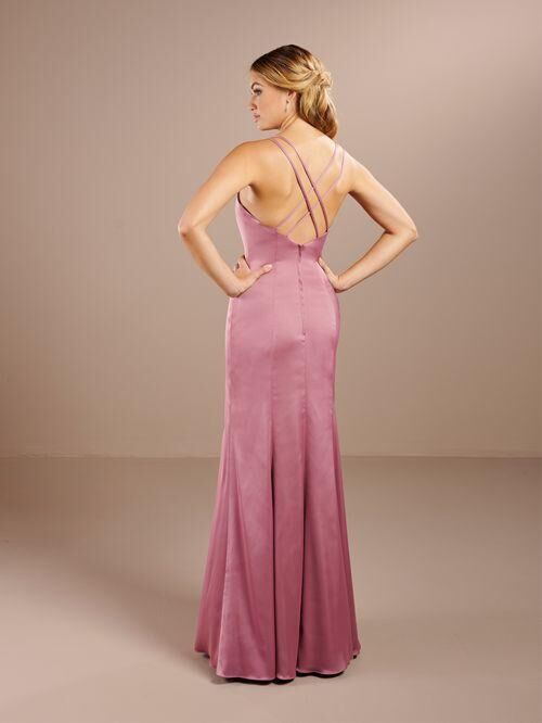 Christina Wu 22201 Strappy Back Scoop Neck Bridesmaid Dress