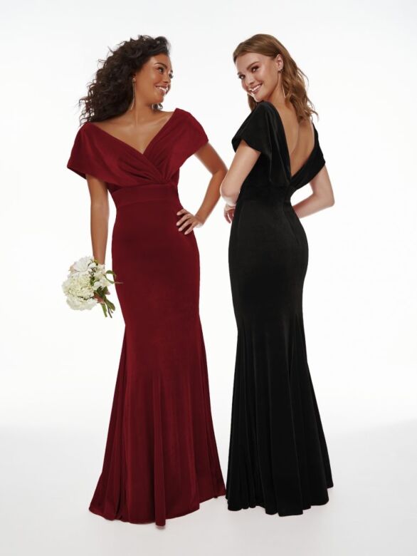 Christina Wu 22036 Portrait Neckline Bridesmaid Dress