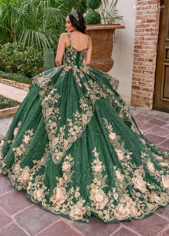 Rachel Allan RQ3140 Sweetheart Neck Corset Bodice Sweet 16 Dress
