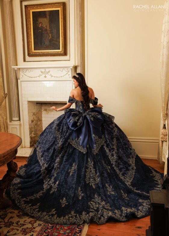 Rachel Allan RQ3188 Tiered Skirt Corset Bodice Sweet 16 Dress