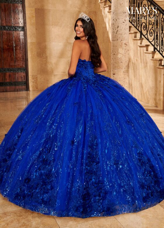 Rachel Allan MQ3086 Sweetheart Neck Basque Waist Quinceañera Gown