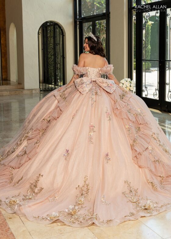 Rachel Allan RQ3174 Sweetheart Neck Strapless Embellished Dress