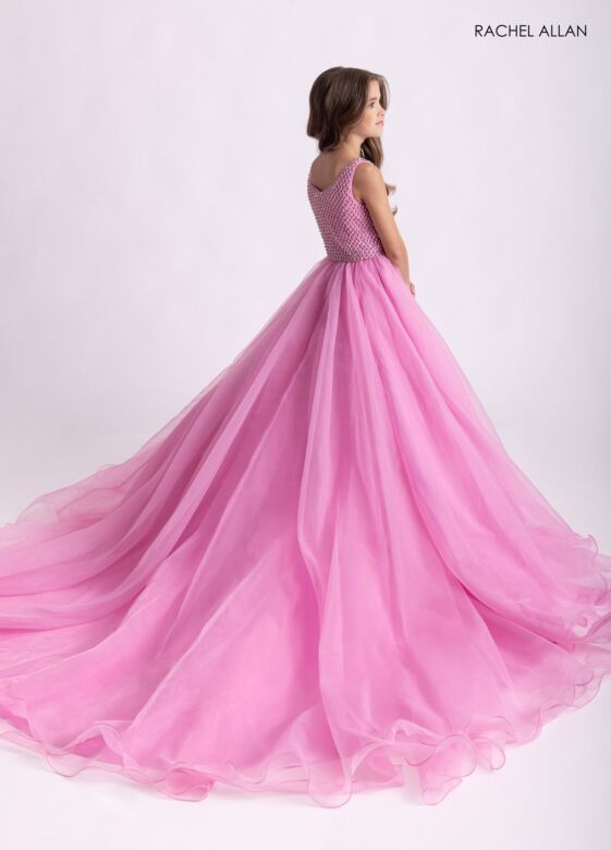 Rachel Allan 10312 Beaded Bodice Sleeveless Dress