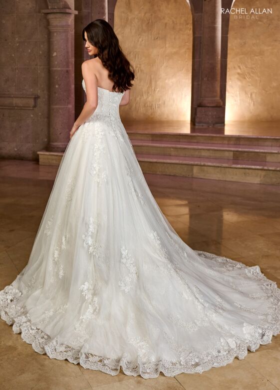 Rachel Allan RB4162 Strapless Sweetheart Neck Wedding Dress