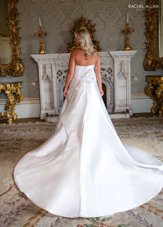 Rachel Allan RB3246 Strapless Pleated Bodice A-Line Wedding Gown