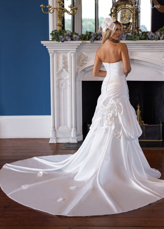 Rachel Allan RB5130 Pick-Up Mermaid Skirt Strapless Bridal Dress