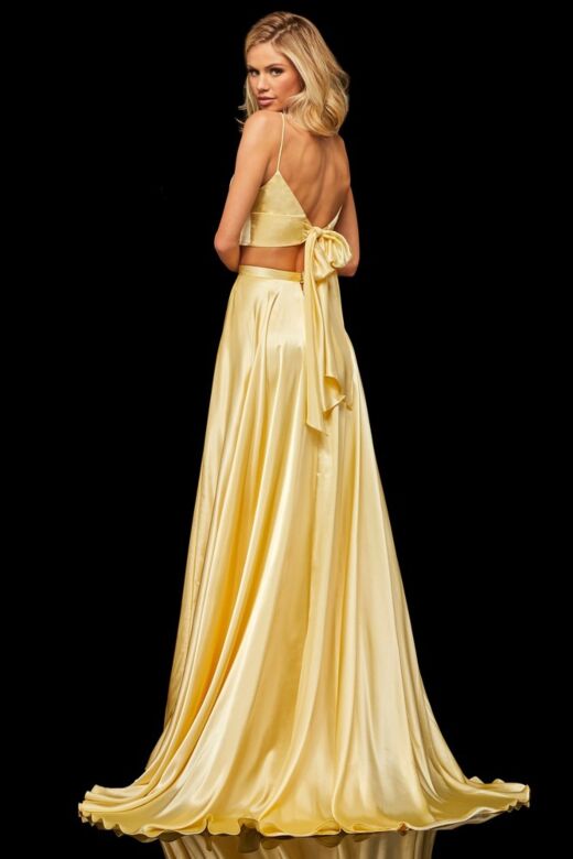 Sherri Hill 52488 Bow Back Two Piece Prom Gown