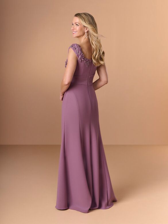 Christina Wu 17287 French Lavender Square Neckline Dress