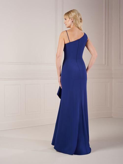 Christina Wu 17157 Ruffle Slit One Shoulder Dress
