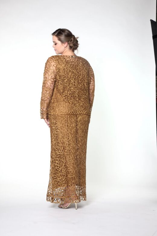 Soulmates C12016 Bolero Jacket Scoop Neck Dress