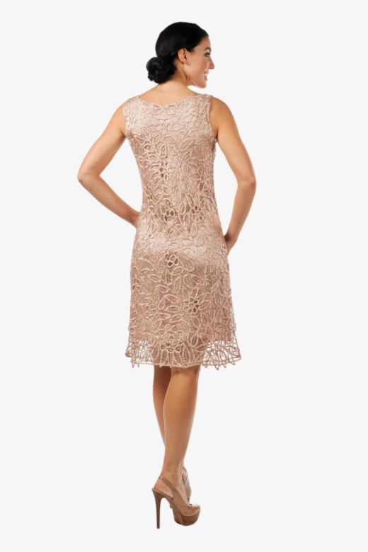 Soulmates C88084 Sleeveless Dress with Duster Jacket