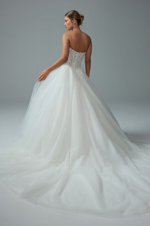 Sophia Tolli Y3211 Vienna Plunging Neck Basque Waist Wedding Gown