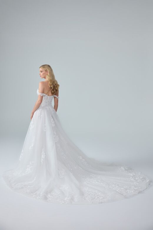 Sophia Tolli Y3244 Emory Illusion Corset Bodice Tulle Wedding Gown