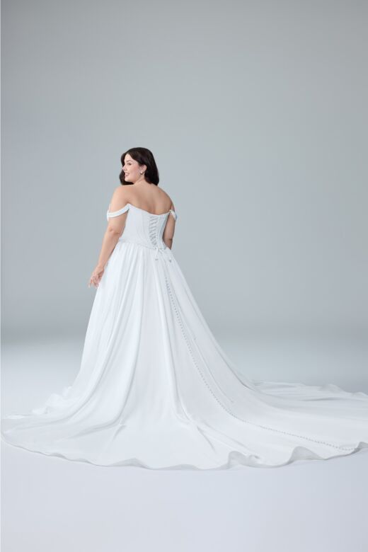 Sophia Tolli Y3248LB Addison Satin Sweetheart Neck Wedding Dress