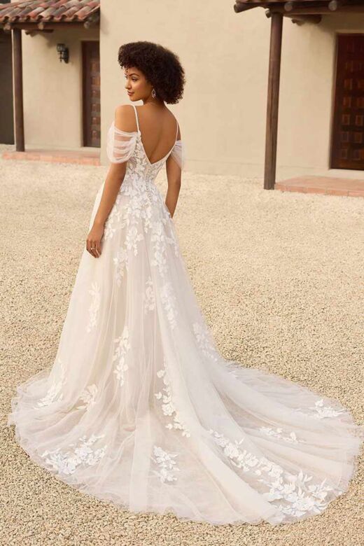Sophia Tolli Y3146 Isla Sweetheart Neck Cold-Shoulder Wedding Gown