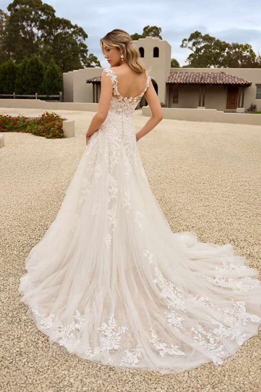 Sophia Tolli Y3151 Kirabella Applique A-Line Plunging Neck Bridal Gown
