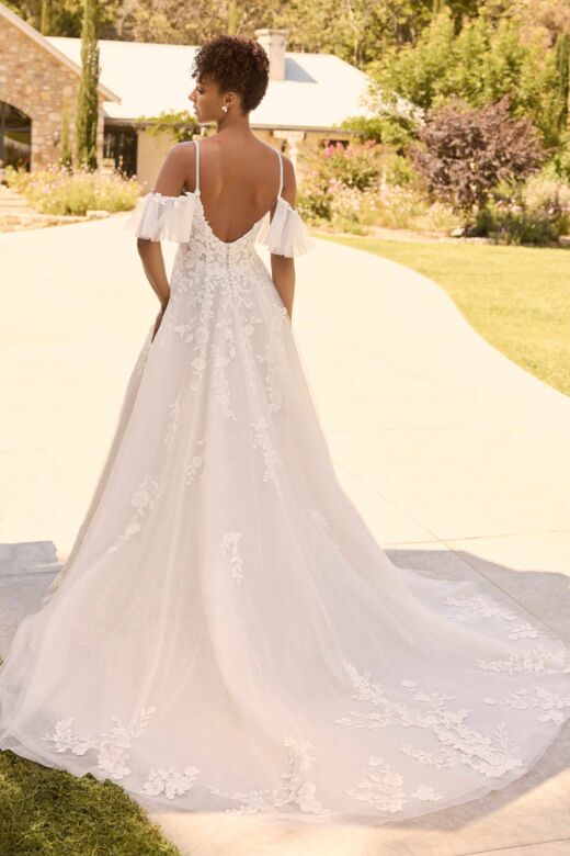 Sophia Tolli Y3162FIHB Eloise Flutter Sleeve A-Line Wedding Dress