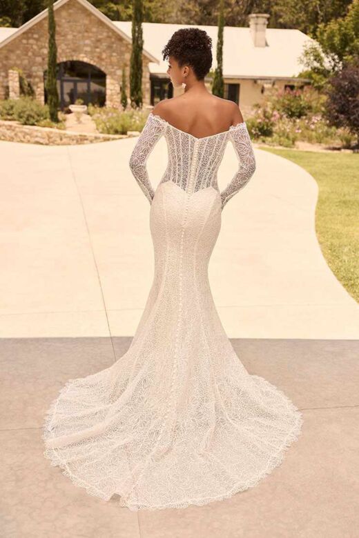 Sophia Tolli Y3172 Nadine Off-The-Shoulder Lace Wedding Gown