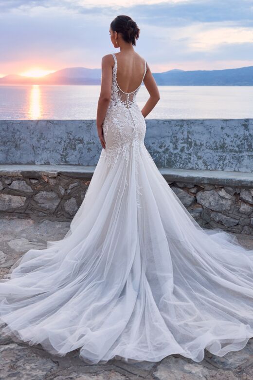 Sophia Tolli Y3188 Blaise Scoop Back Mermaid Lace Wedding Dress