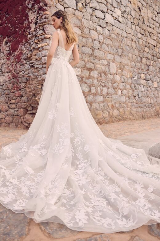 Sophia Tolli Y3193 Venice A-Line Sleeveless V-Neck Wedding Dress
