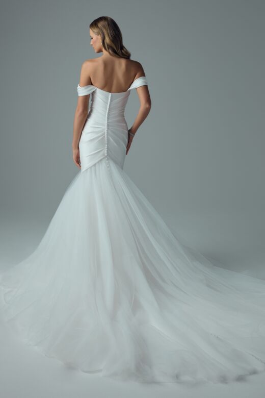 Sophia Tolli Y3220 Eve Draped Bodice Sweetheart Neck Wedding Dress