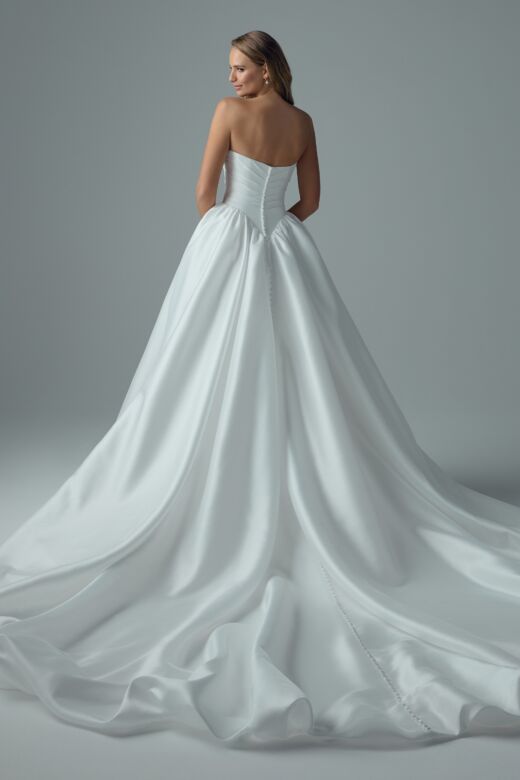Sophia Tolli Y3225 Jazz Back Button Strapless Wedding Dress