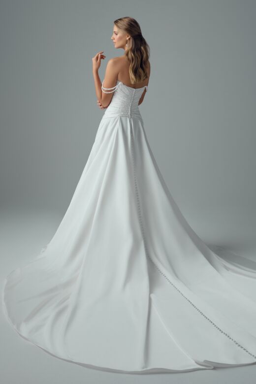 Sophia Tolli Y3227 Maple Drop Waist Ruched Bodice Bridal Dress