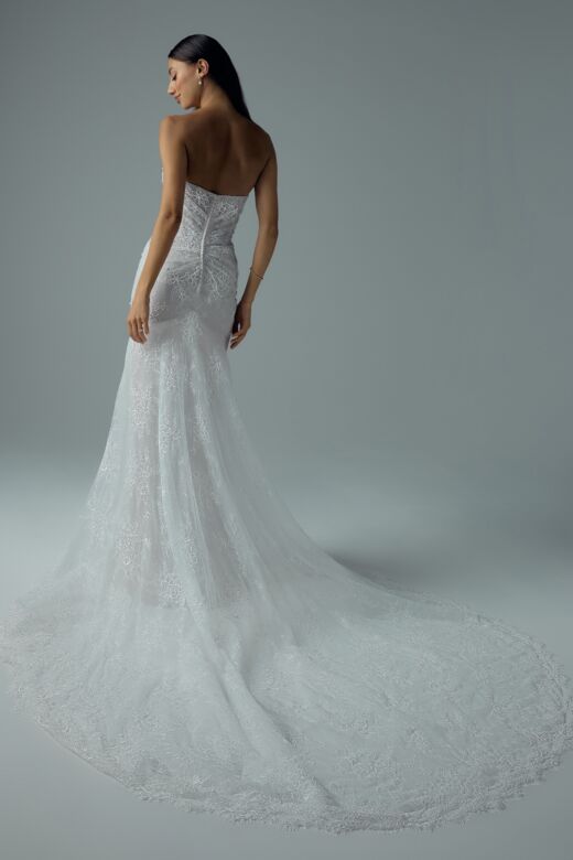 Sophia Tolli Y3234 Clancy Strapless Fit And Flare Lace Bridal Gown