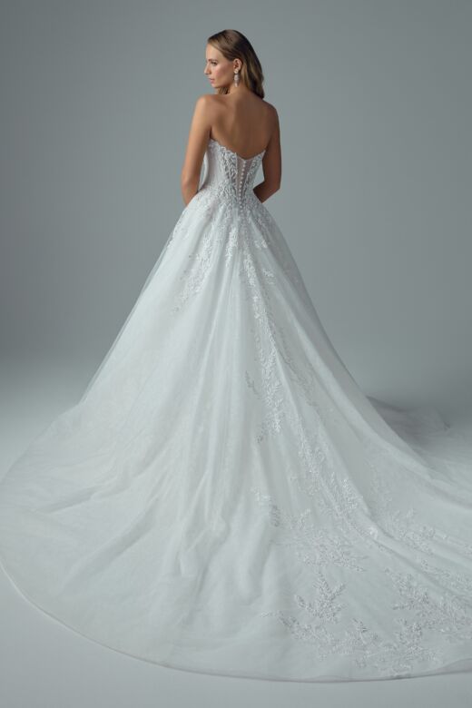 Sophia Tolli Y3237 Neeve Plunging Neck Corset Bodice Bridal Gown