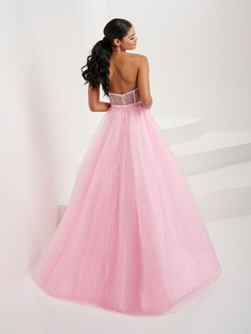 Tiffany Designs 16083 Detached Sleeve Strapless Corset Dress