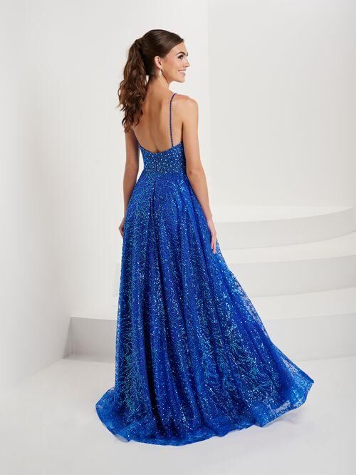 Tiffany Designs 16088 Sweetheart Neck Glitter Dress
