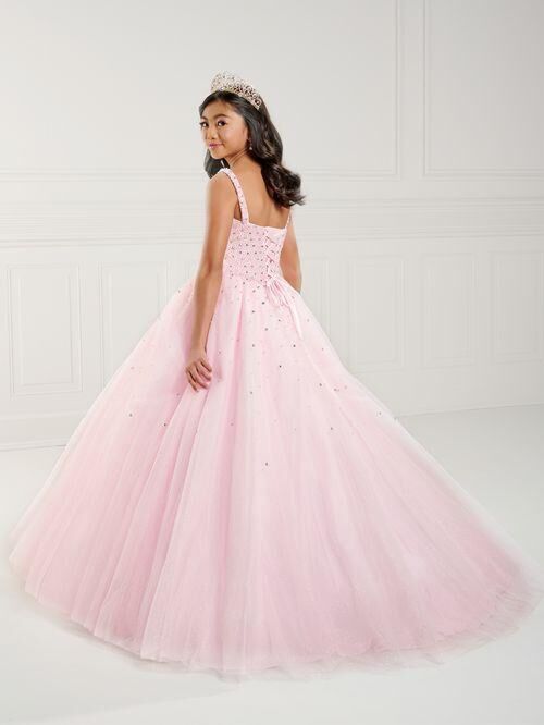 Tiffany Princess 13739 Beaded Bodice Two Strap Mini Pageant Gown