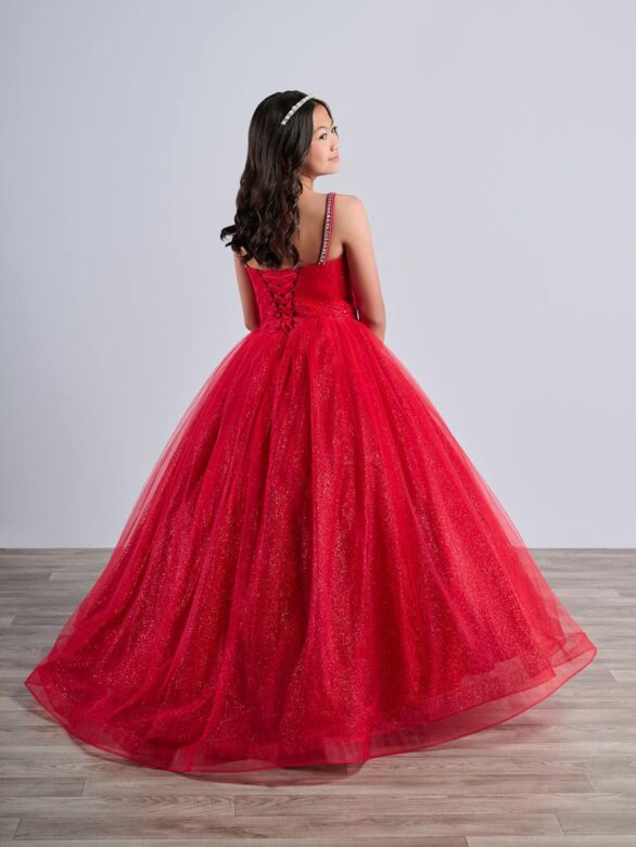Tiffany Princess 13789 Beaded Sweetheart Neck Junior Pageant Dress