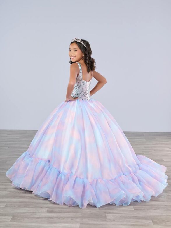 Tiffany Princess 13790 Sleeveless Beaded Top Junior Pageant Dress