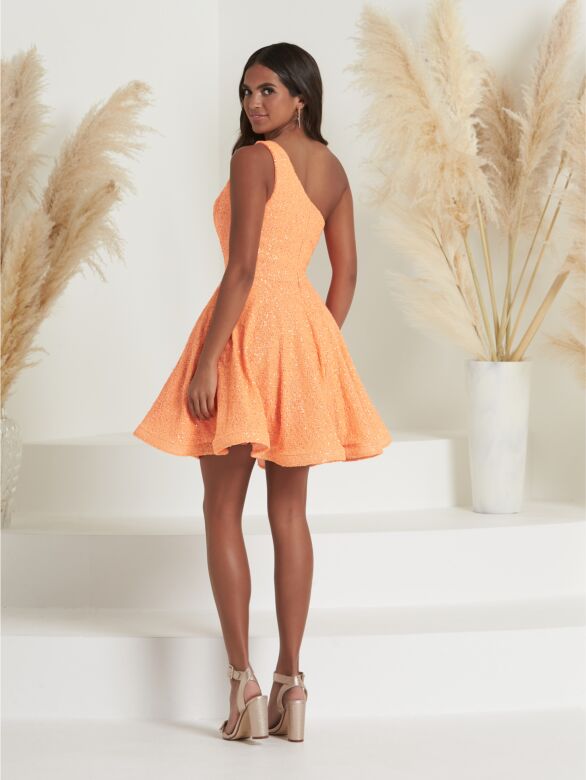 Tiffany Homecoming 27353 One Shoulder Sequin Dress