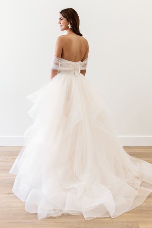 Locket 10600 Hilty Flounce Skirt Corset Bodice Bridal Gown