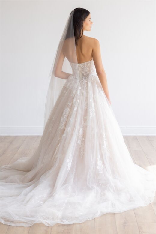 Locket 19724 Collette Pleated Bodice Strapless Bridal Gown