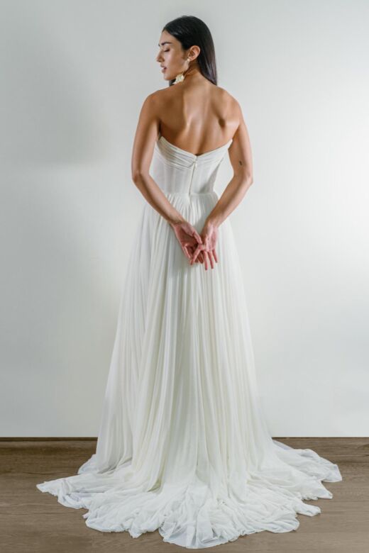 Locket 12250 Keala Cowl Neck Drape Sleeve Wedding Dress