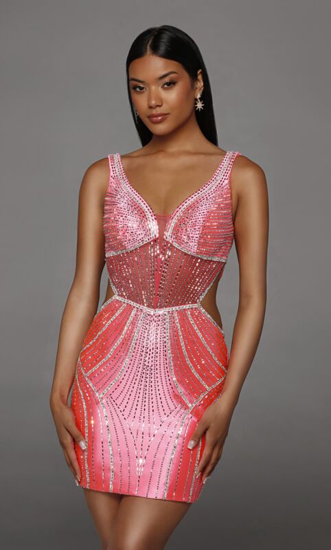Neon Pink-Silver
