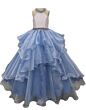 Ava Presley 26812 Beaded Waist Halter Neck Junior Pageant Dress