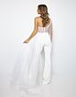 Ava Presley 28587 One-Shoulder Side Skirt Jumpsuit