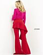 Jovani 04148 Red-Fuchsia Evening Pant Suit