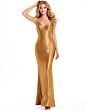 Jovani 47151 Exposed Back Hot Fix V-Neck Dress