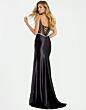 Jovani 47849 Illusion Corset Slit Skirt Dress