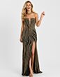 Jovani 49290 Plunging Neckline Embellished Dress
